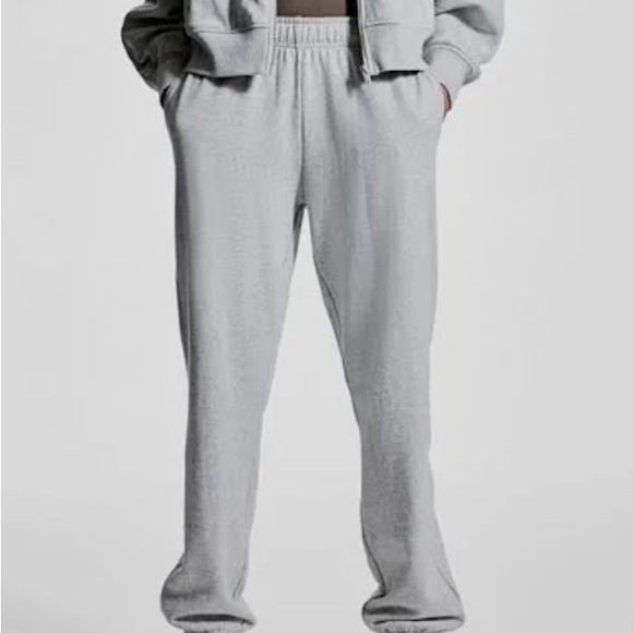 H&M Basics light Gray Lounge pull on drawstring joggers Pants, size S casual - Picture 1 of 15